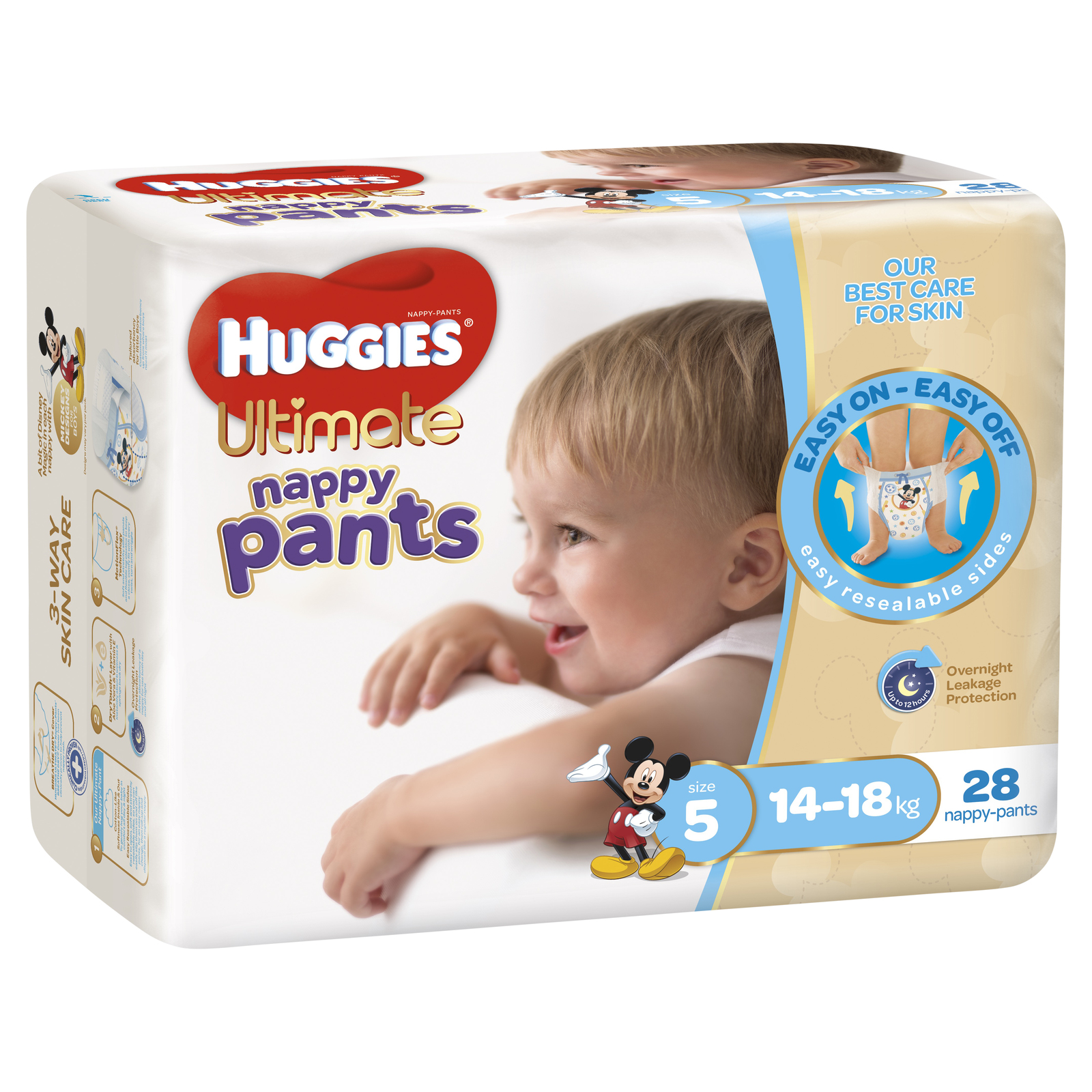 Buy Huggies Ultimate Nappy Pants Bulk Walker Boy 1418kgs (28) at