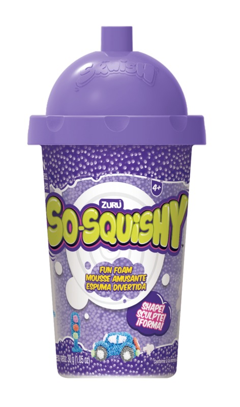 So Squishy: Fun Foam Can - Purple