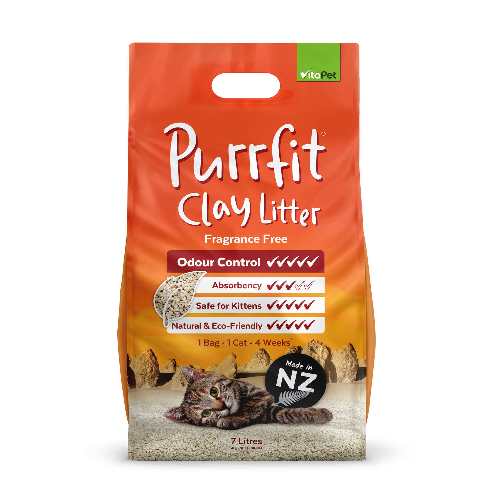 Vitapet: Purrfit Clay Litter (7L) image