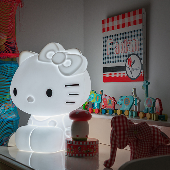 Hello Kitty Kitty White Colour Change Lamp (46cm) at Mighty Ape NZ