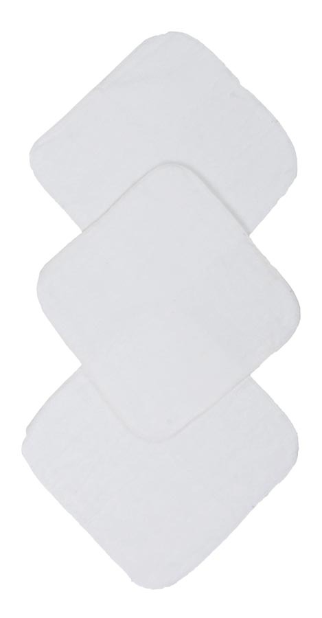 Mum 2 Mum Face Washers - White Pack image
