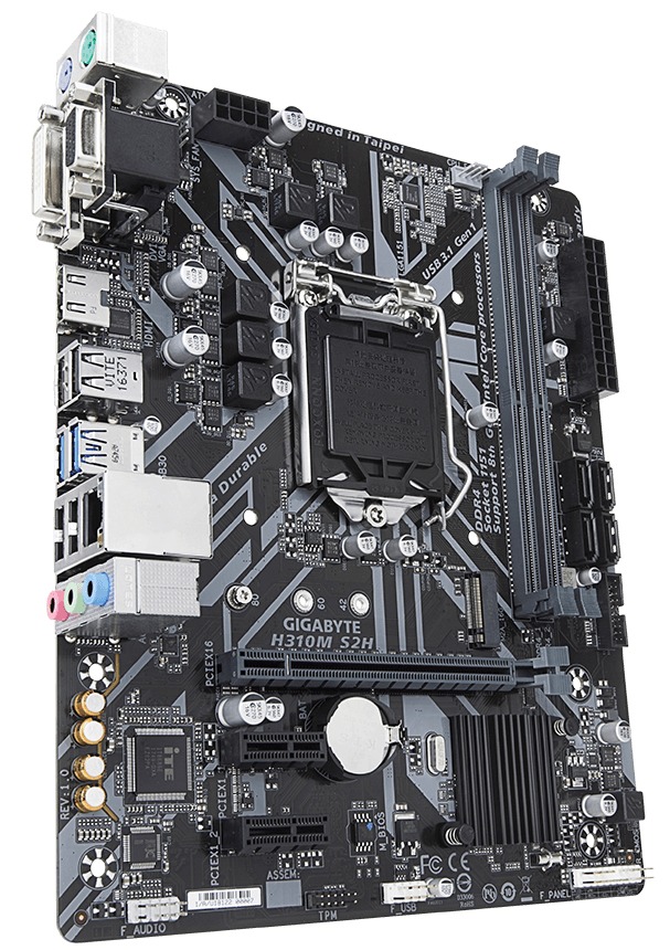 Gigabyte H310M S2H MATX Motherboard image