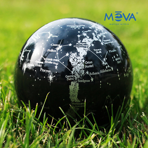 MOVA: Self Rotating Globe - Silver Constellation in Blue (11.5cm) image