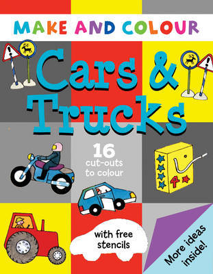 Make and Colour Cars and Trucks by Clare Beaton image