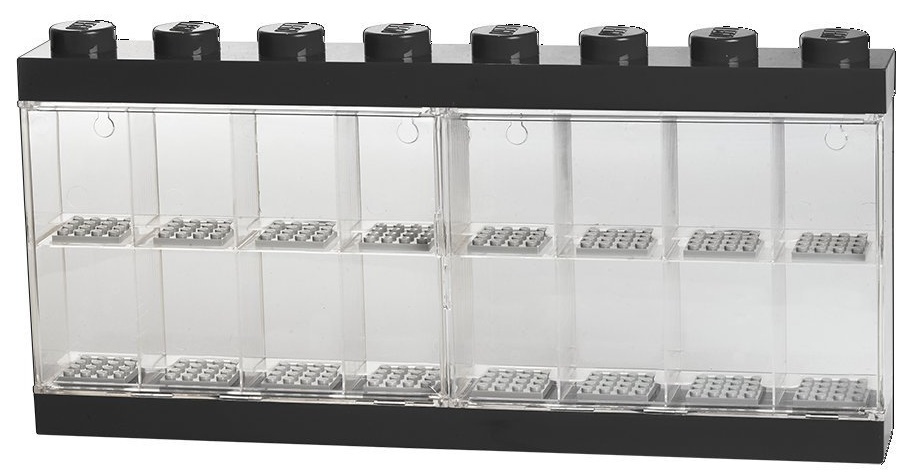 LEGO: 16-Piece Minifigure Display Case - (Black)