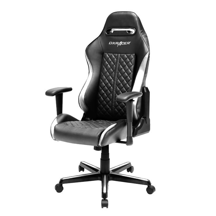 DXRacer Drifting Series DH73 Gaming Chair (Black & White) for image