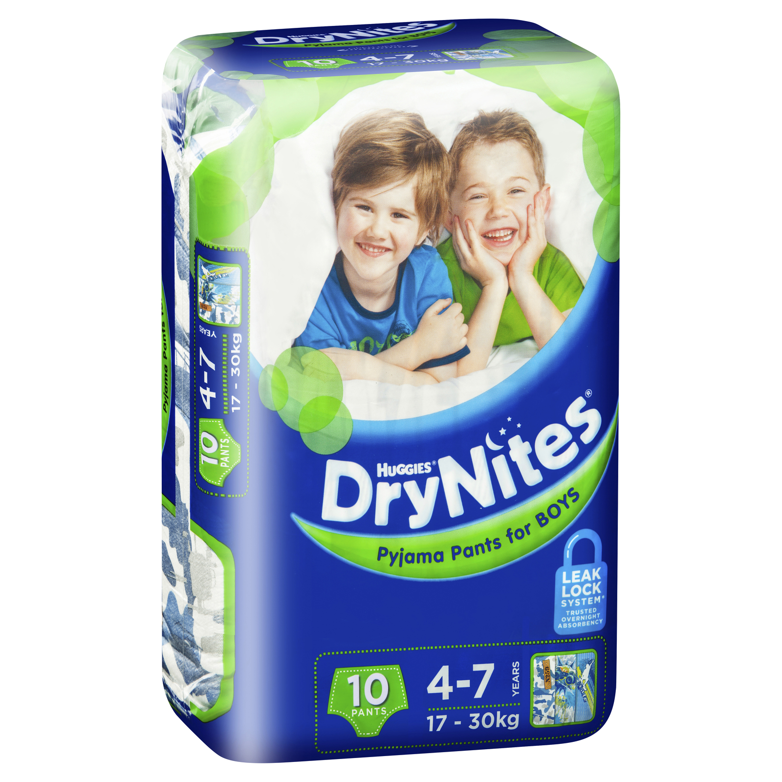 Huggies DryNites - 4-7 Year Boy 17-30kg (10) image