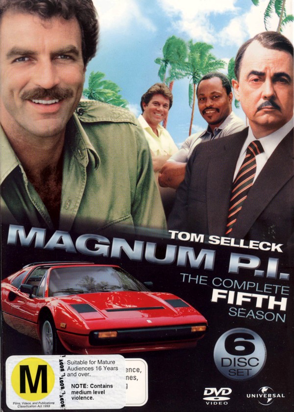 Magnum P.I. - Complete Season 5 (6 Disc Set) on DVD image