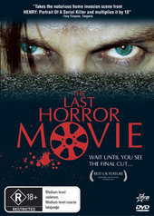 The Last Horror Movie on DVD The Last Horror Movie on DVD