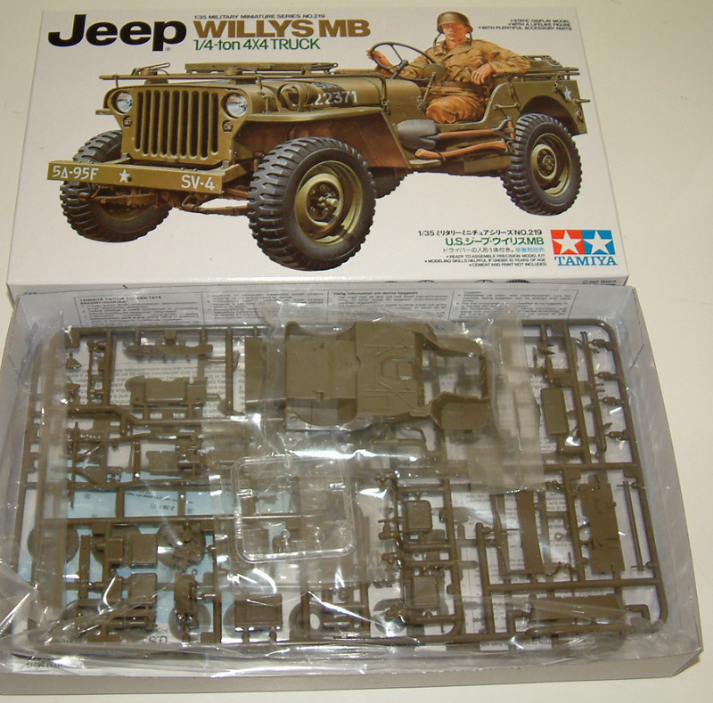 Tamiya U.S. Willys MB "Jeep" 4x4 Truck 1/35 Model Kit image