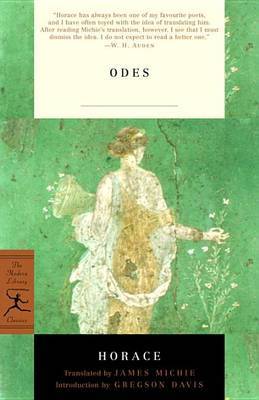 Mod Lib Odes By Horace by Horace image