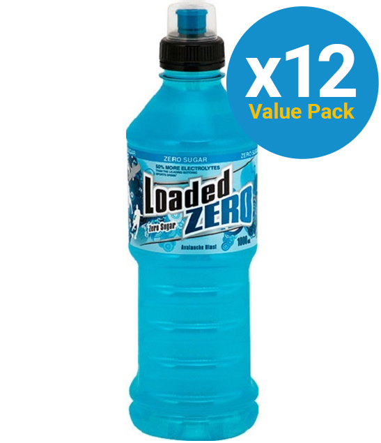 Loaded Sports Drink - Zero Avalanche Blast 1L (12 Pack) image