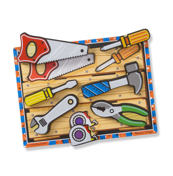 Melissa & Doug: Tools Chunky Wooden Puzzle image