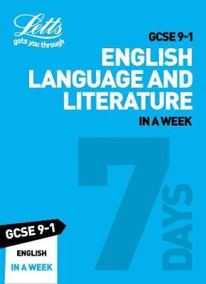 GCSE 9-1 English In a Week by Letts GCSE image