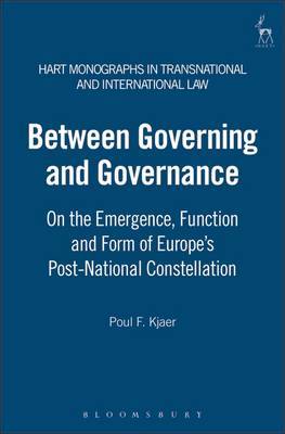 Between Governing and Governance on Hardback by Poul F. Kjaer