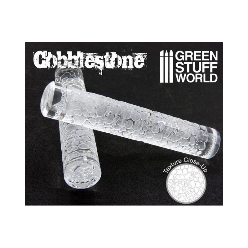 Greenstuff World Texture Rolling Pin: Cobblestone image