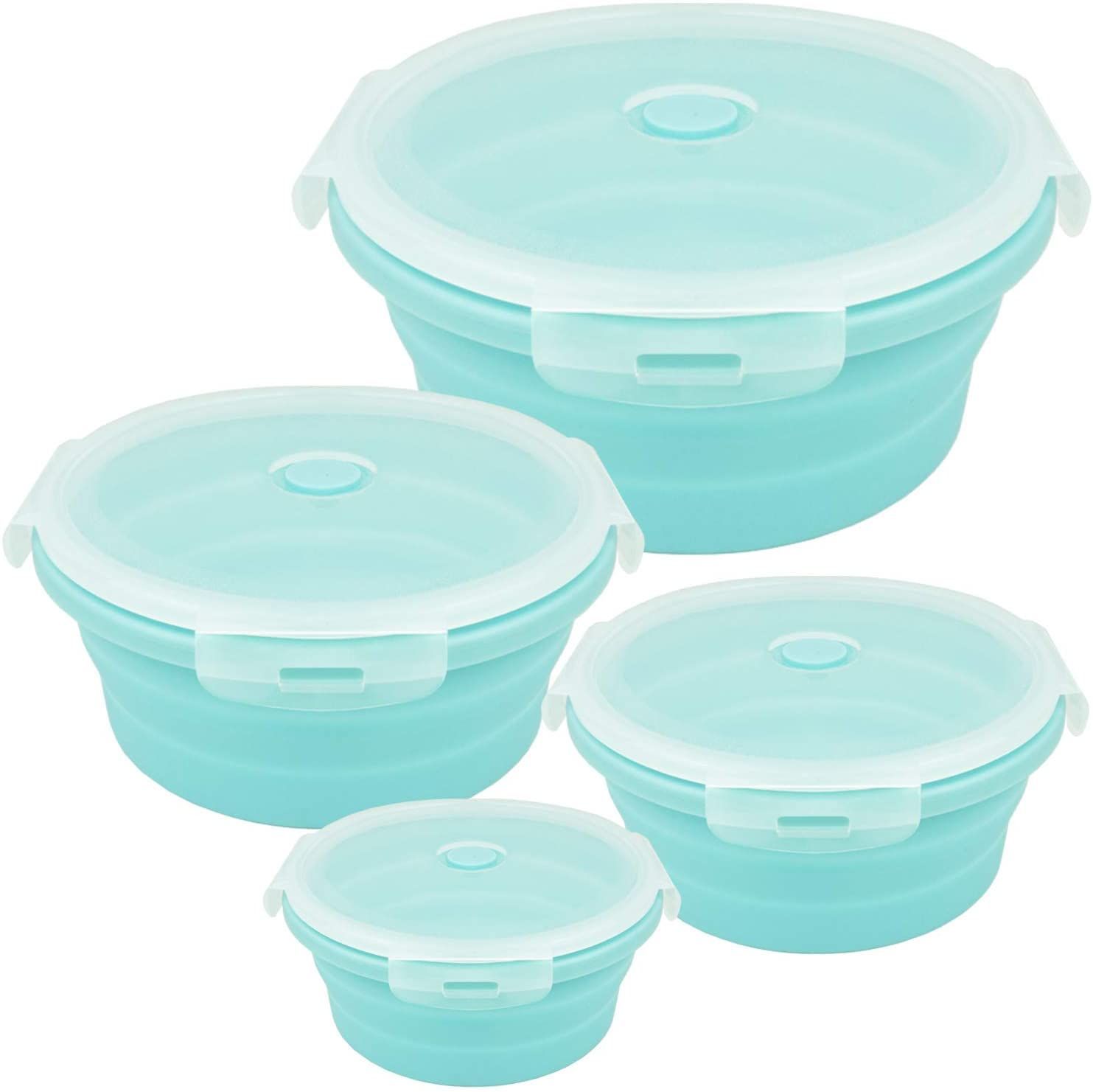round plastic lunch box