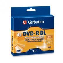 Verbatim DVD-R DL 8.5GB 3Pk Jewel Case 2-4x image