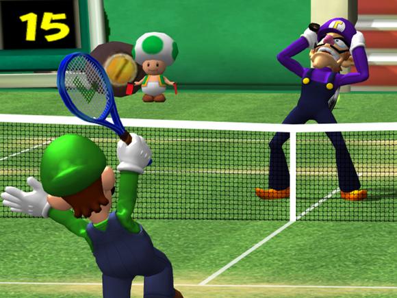 Mario Power Tennis on GameCube