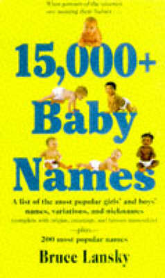 15, 000+ Baby Names by Bruce Lansky image