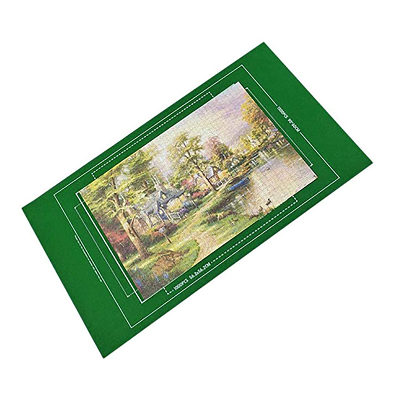 Puzzle Mat Roll for 500-1500 Pieces - Green image