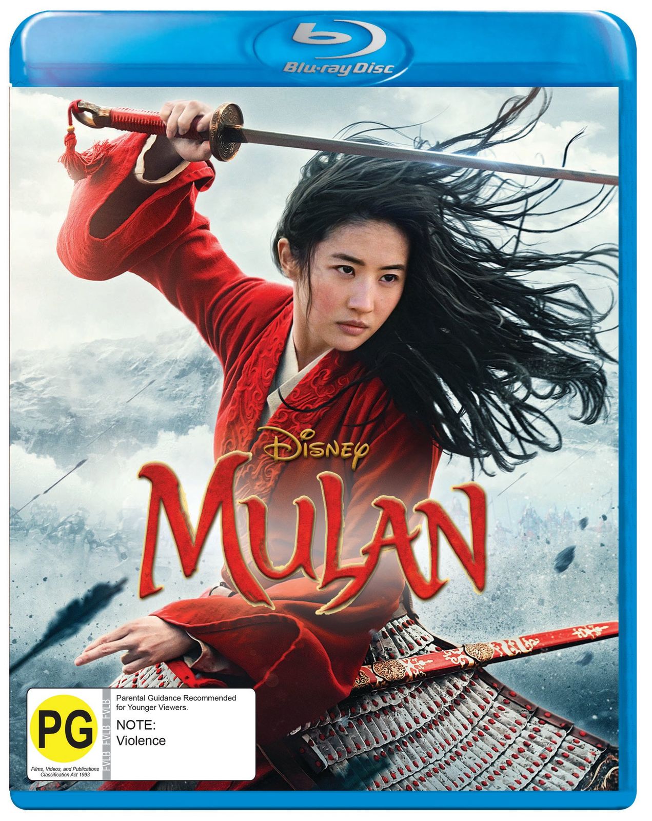 Mulan (2020) on Blu-ray image