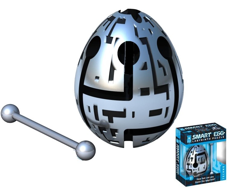 Smart Egg: 1-Layer Labyrinth Game - Techno image