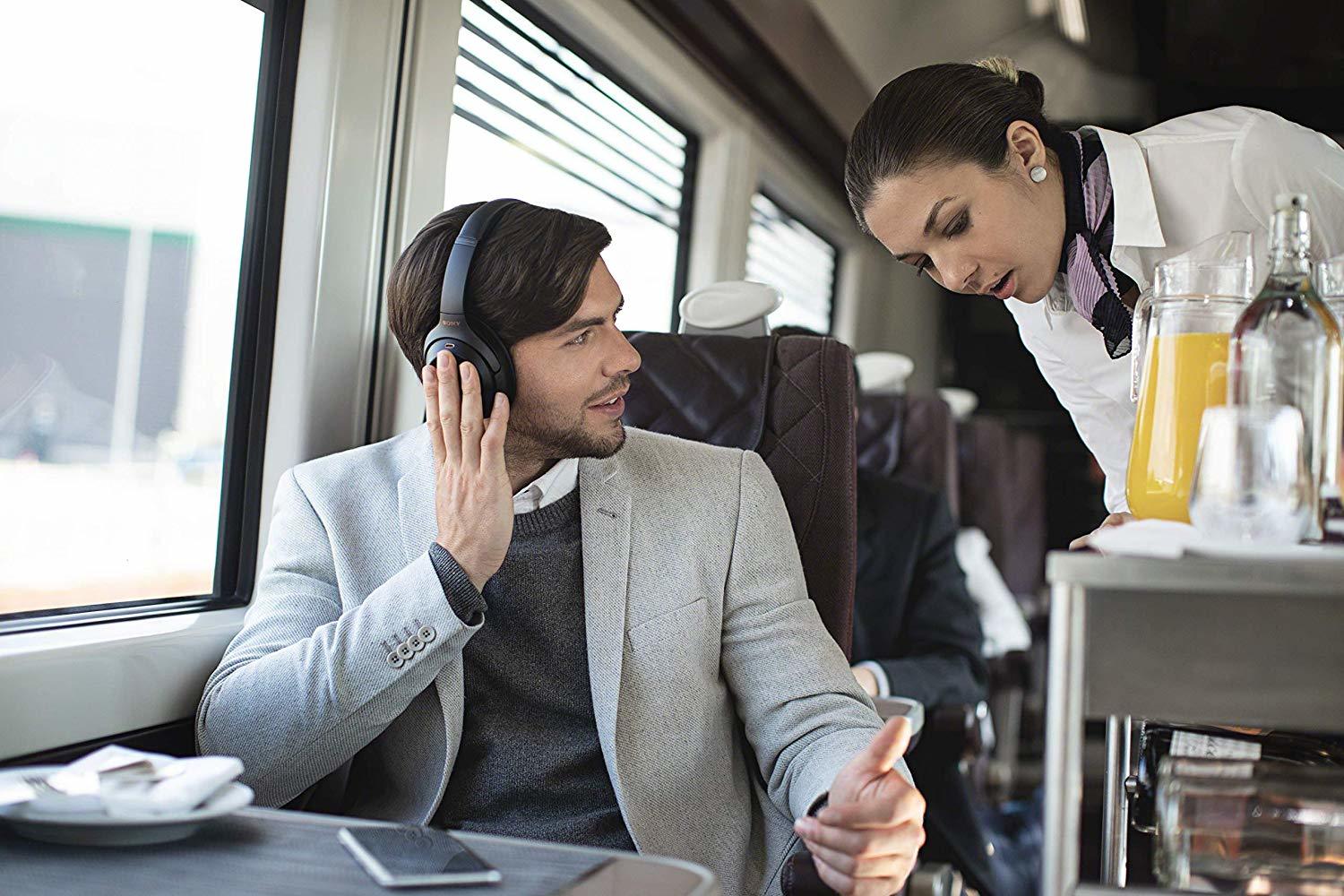 Sony WH-1000XM3 Bluetooth Headphones with Noise Cancelling - Black image