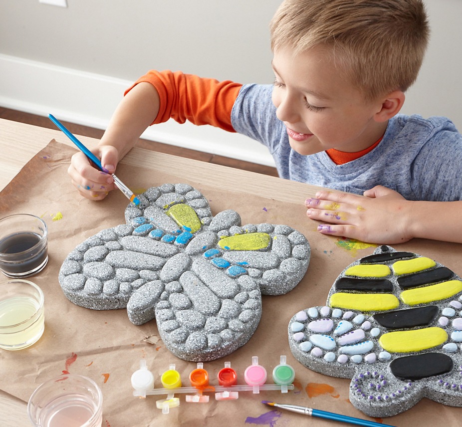 Mindware Create: Paint Your Own - Butterfly Stepping Stone image