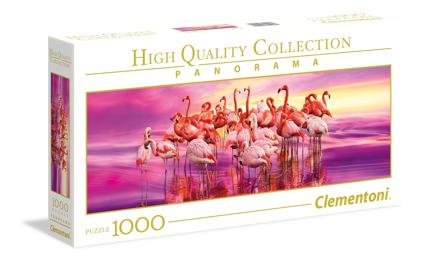 Clementoni Panorama: 1000-Piece Puzzle - Flamingo Dance image