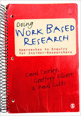 Doing Work Based Research by Carol Costley image