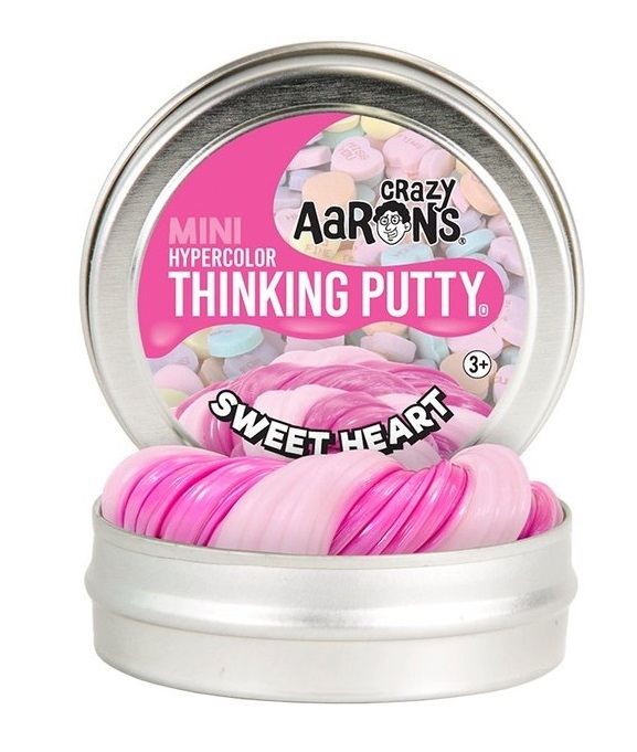 Crazy Aarons Thinking Putty: Sweet Hearts - Mini Tin image