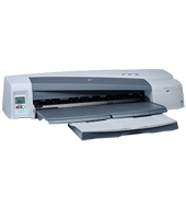 Hewlett-Packard HP Designjet 110 Plus NR Printer Color LFP  11 ppm (A4)  PhotoREt & up to 1200x600 dpi 64MB memory  PCL 3-GUI  7