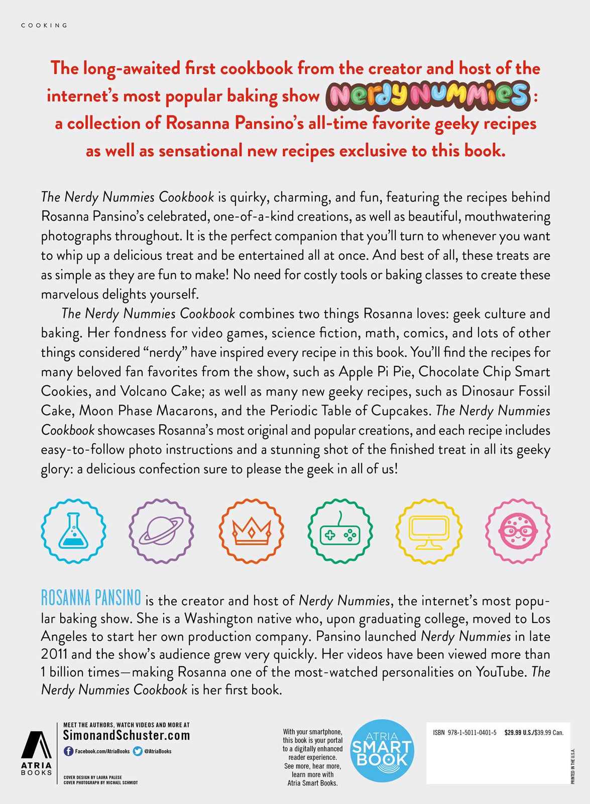 The Nerdy Nummies Cookbook by Rosanna Pansino image