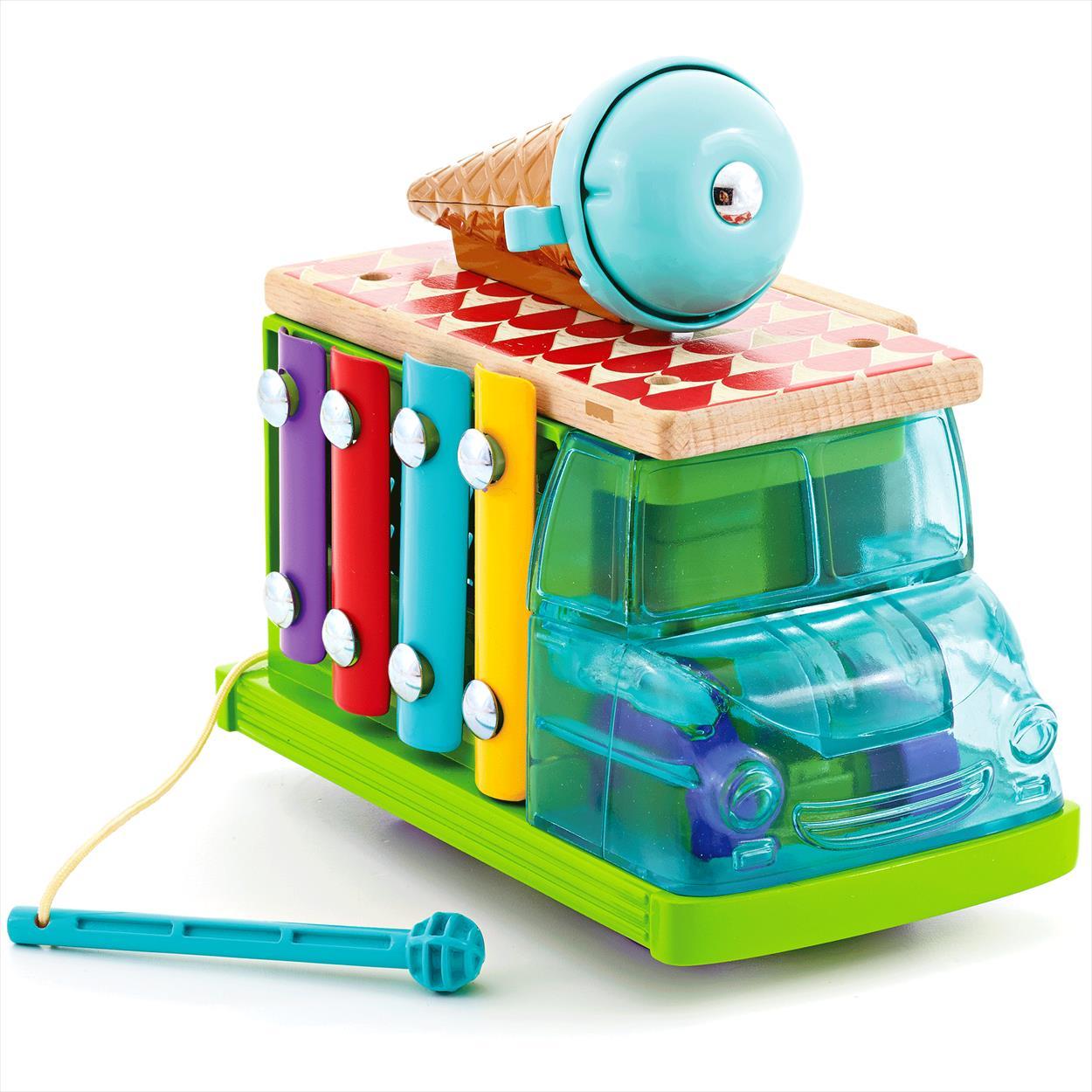 Wooden Toys - Sweet Sounds Ice Cream Truck Toy at ...