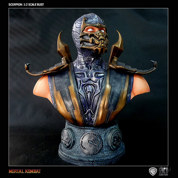 Mortal Kombat Scorpion 1/2 Resin Bust image