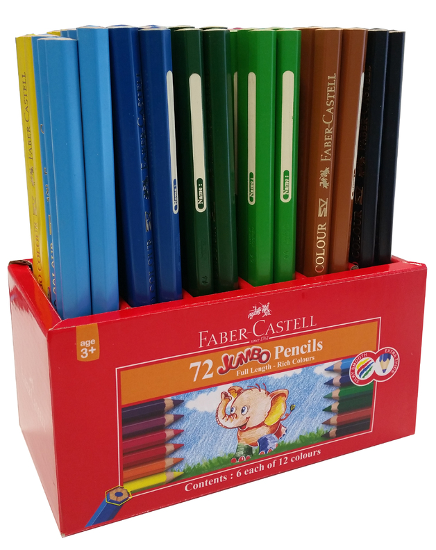 Buy FaberCastell Jumbo Pencils (Caddie of 72) at Mighty Ape NZ