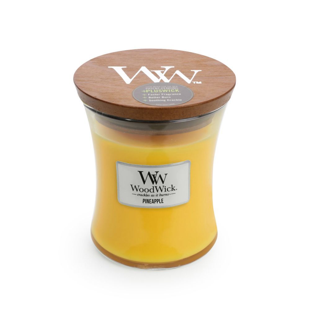 Woodwick Candle Pineapple (Medium) at Mighty Ape Australia