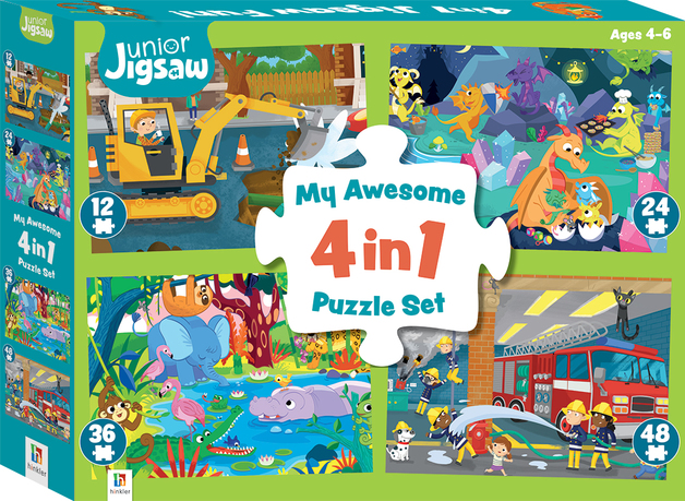 Junior Jigsaw: 4-in-1 Adventure Fun