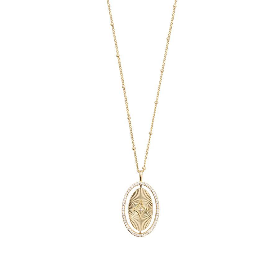 Wanderlust + Co: Light Seeker Gold Necklace image