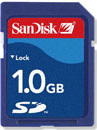 SanDisk SD SecureDigital 1024MB (1GB) Memory