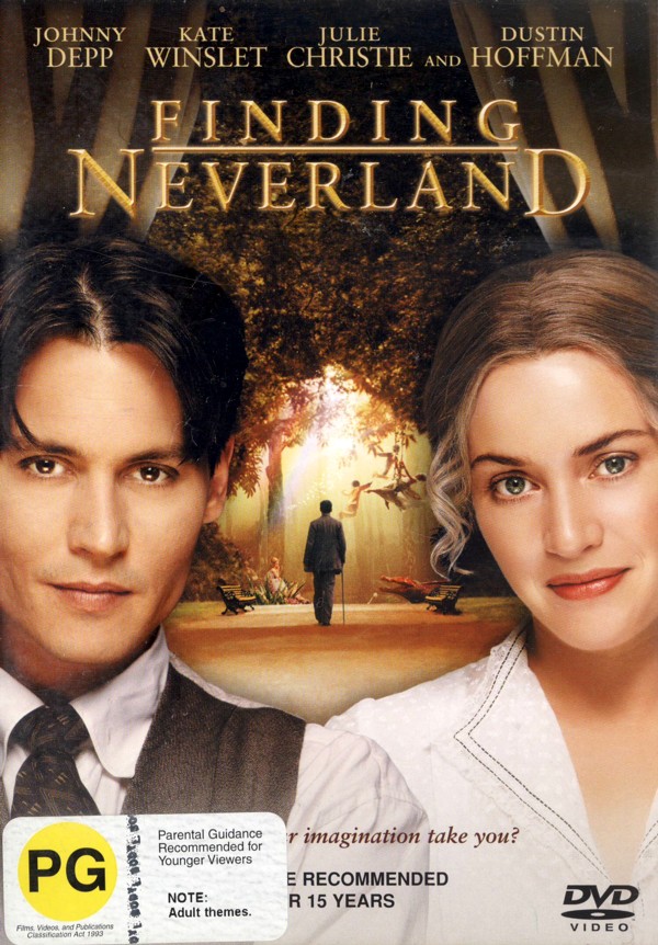 Finding Neverland on DVD image