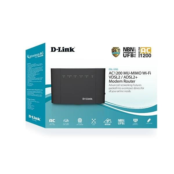 D-Link: AC1200 DSL-3785 Dual-Band Modem Router image