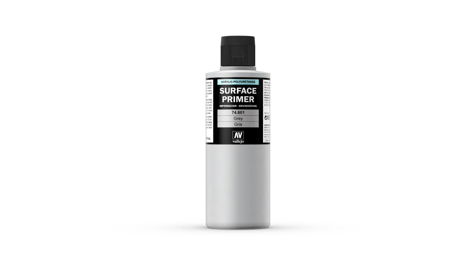 Vallejo Primer Acrylic Grey 200ml image