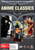 Anime Classics - 3 Feature Collection (Vampire Hunter D: Bloodlust / Spriggan / Millennium Actress) (3 Disc Set) on DVD Anime Classics - 3 Feature Collection (Vampire Hunter D: Bloodlust / Spriggan / Millennium Actress) (3 Disc Set) on DVD