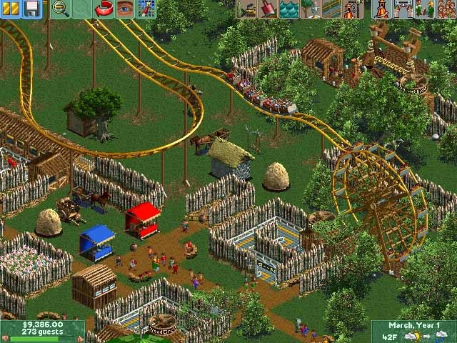 Rollercoaster Tycoon 2 Thrill Pack image