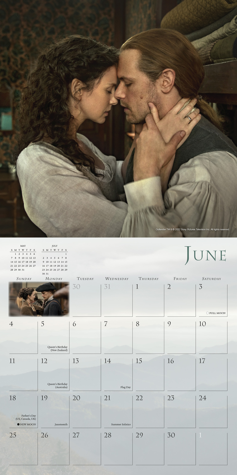 Buy Outlander 2023 Square Wall Calendar At Mighty Ape Nz
