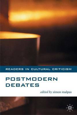 Postmodern Debates by Simon Malpas image