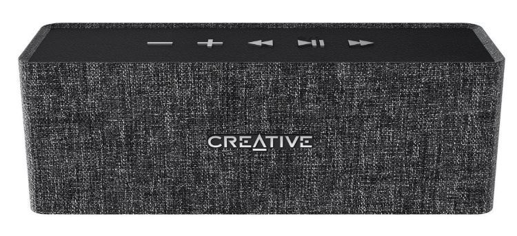 Creative Nuno Designer Cloth Bluetooth Speaker - Black image