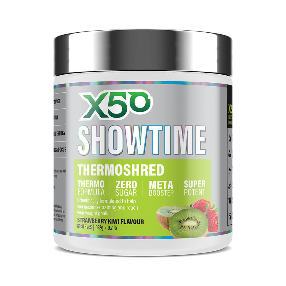 X50 Showtime: Thermoshred - Strawberry Kiwi (322g) image